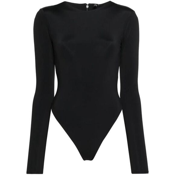 ENTIRE STUDIOS Long Sleeve Bodysuit Women BLACK T-Shirts & Tops